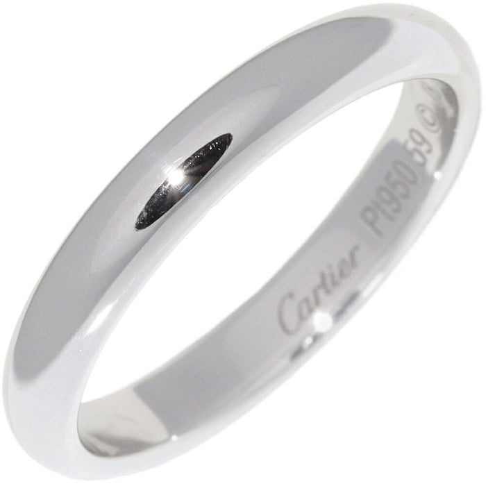 Cartier 1895 Platinum Wedding Ring – front view