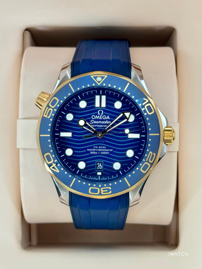 Omega Seamaster Diver 300M 42mm 210.22.42.20.03.001 Blue Dial – front view