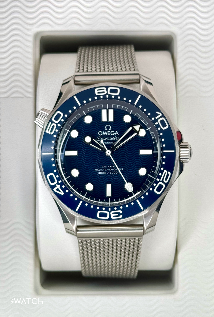 Omega Seamaster Diver 300M 42mm 210.30.42.20.03.002 Blue Dial – front view