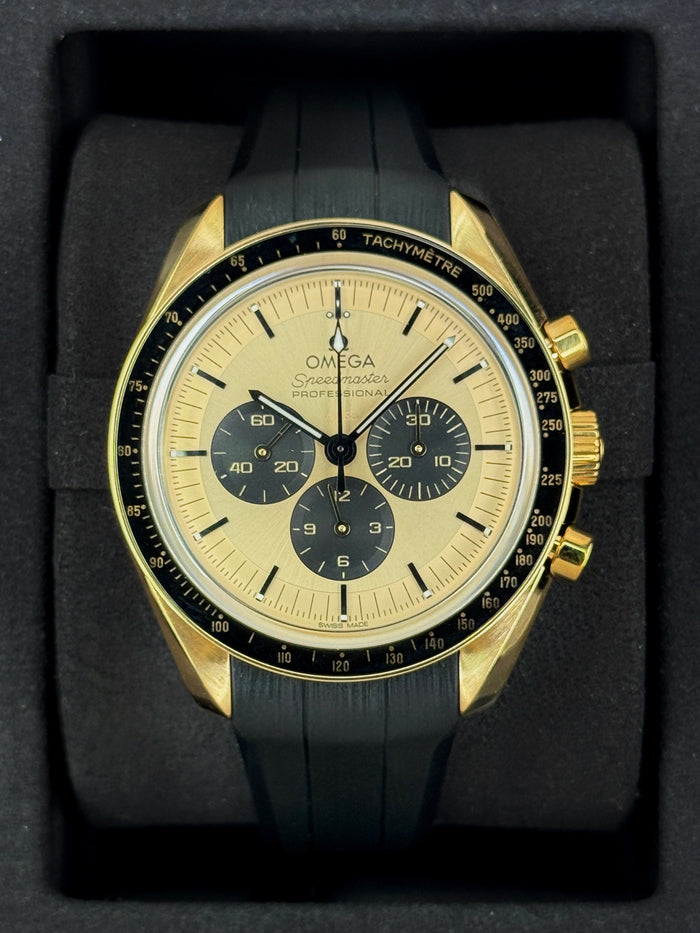 Omega Speedmaster 42mm 310.62.42.50.99.001 18kt Yellow Gold – front view