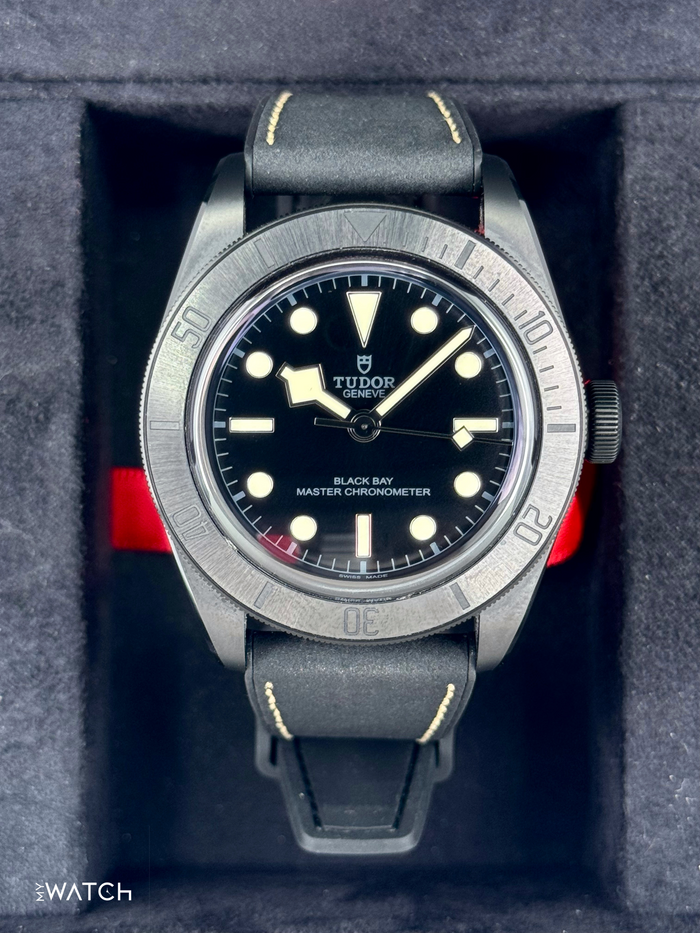 Tudor Black Bay 41mm 79210CNU Ceramic Black Dial – front view
