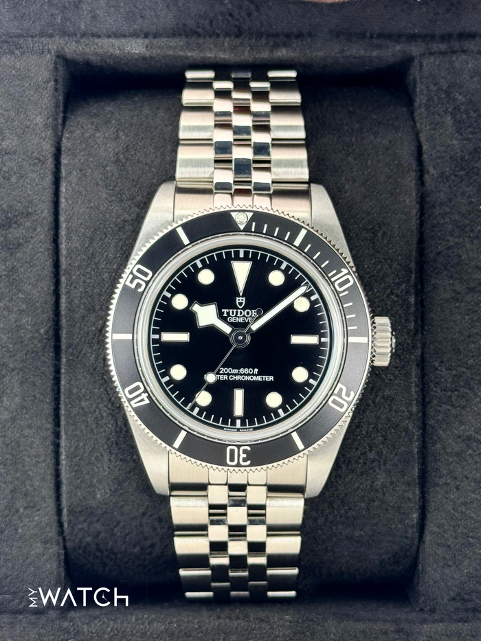 Tudor Black Bay Heritage 41mm 7941A1A0NU Stainless Steel Black Dial – front view