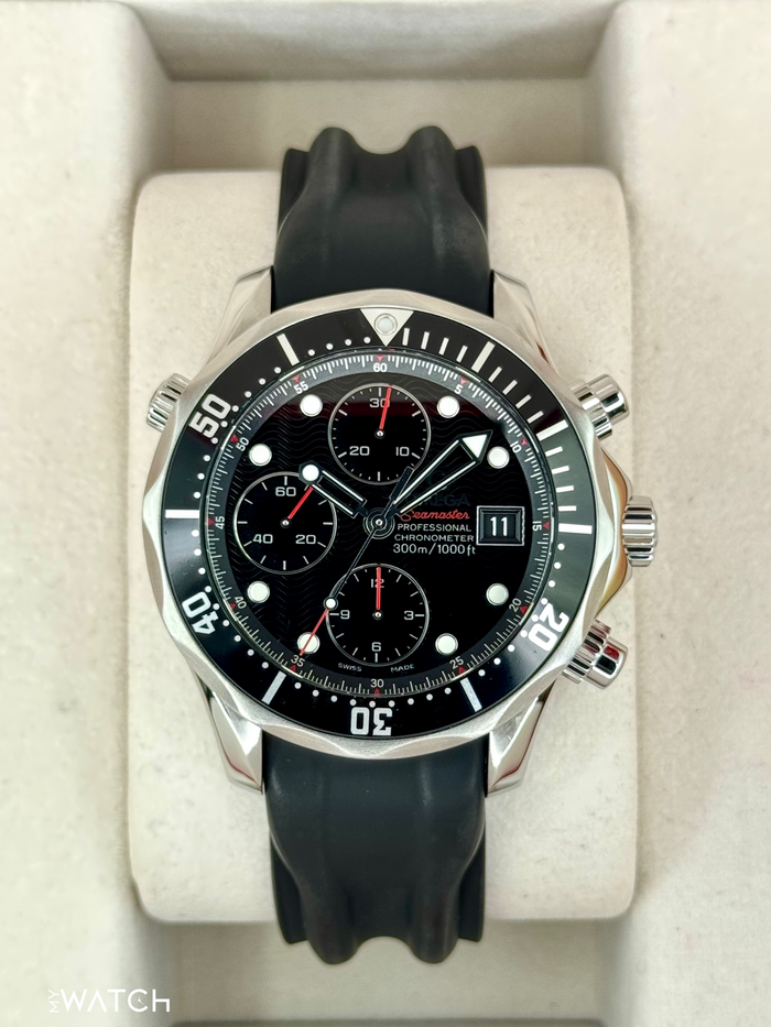 Omega Seamaster Diver 41.5mm 213.30.42.40.01.001 Black Dial – front view