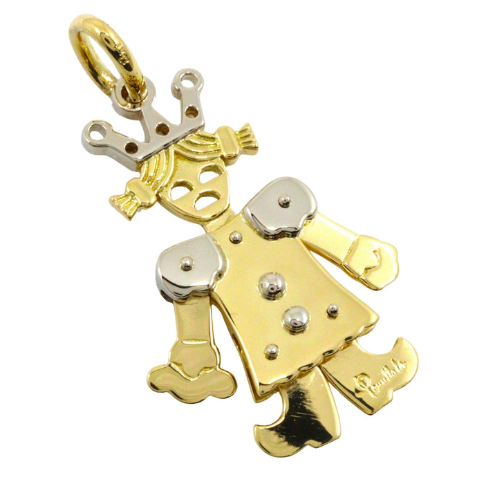 Pomellato Queen 18K Yellow Gold Pendant – front view