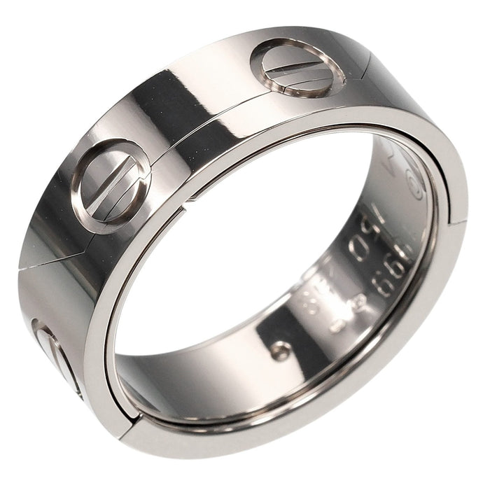 Cartier Astro Love 18K White Gold Ring – front view