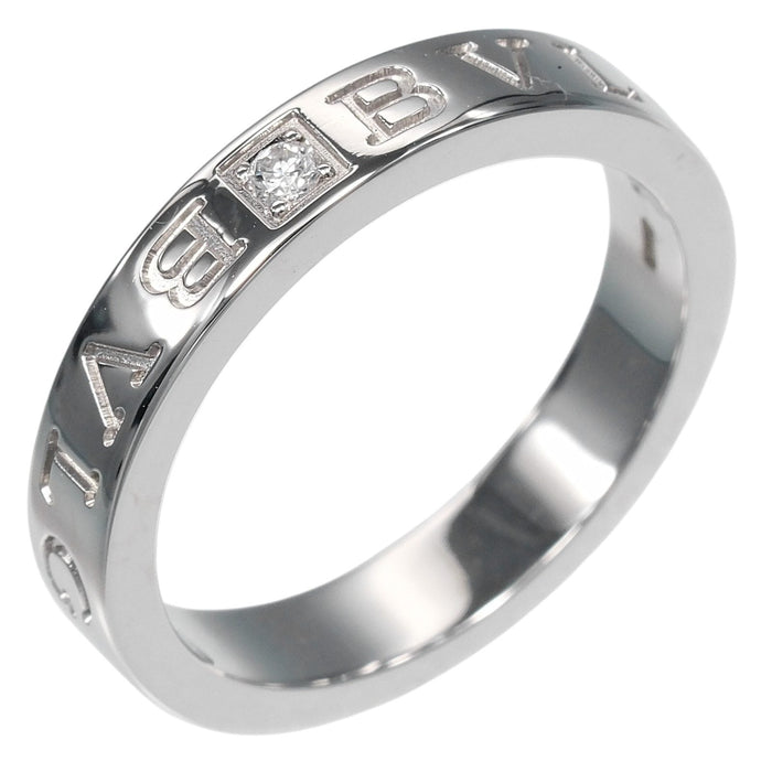 Bulgari B.ZERO1 Essential 18K White Gold Diamond Ring – front view