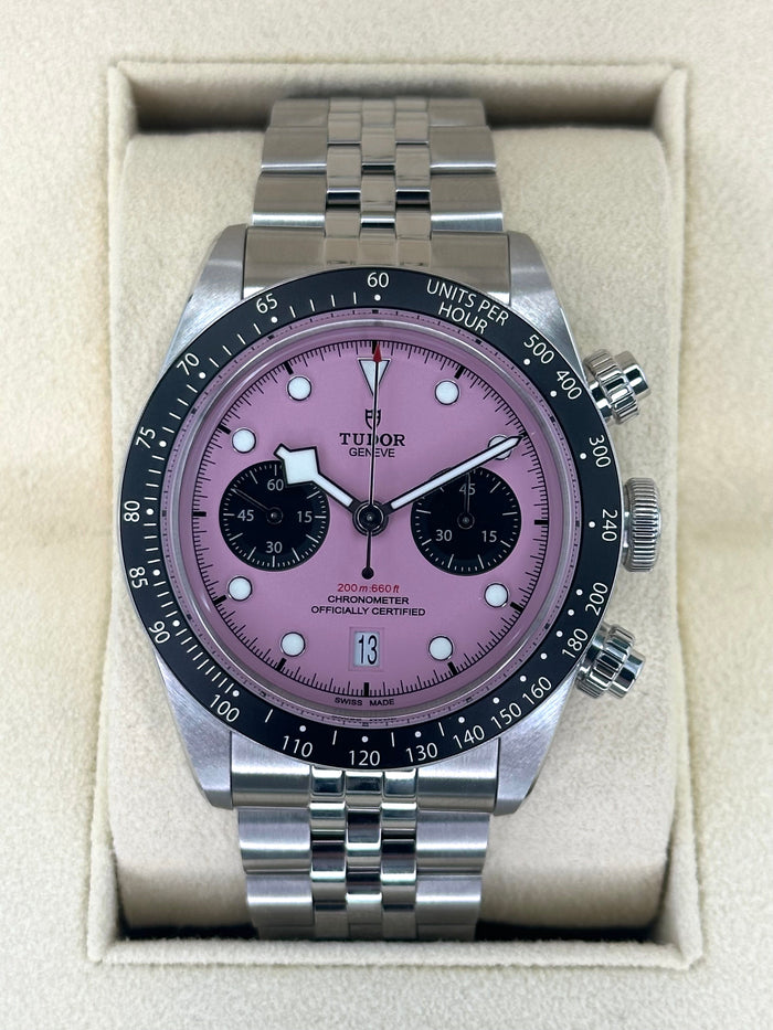 Tudor Black Bay Chrono 41mm 79360N Pink Dial – front view
