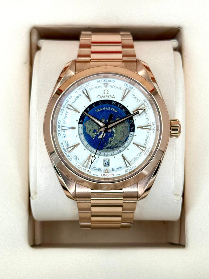 Omega Seamaster Aqua Terra Sedna Gold 220.50.43.22.02.001 – front view
