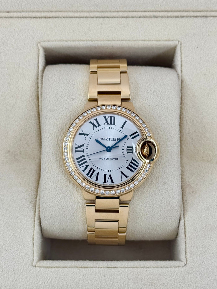 Ballon Bleu de Cartier 33mm WJBB0042 Silver Dial – front view