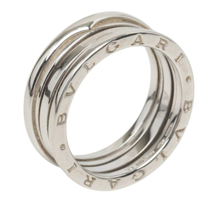 Bulgari Bzero1 3band 18K White Gold Ring – front view