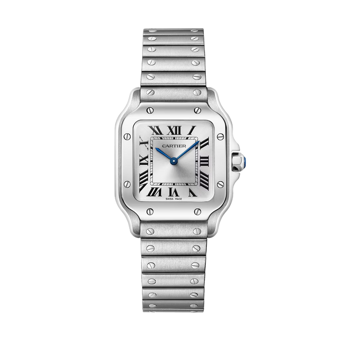 Cartier Santos de Cartier Steel Silver Dial