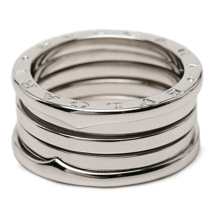 Bulgari B-zero1 3 Band 18K White Gold Ring – front view