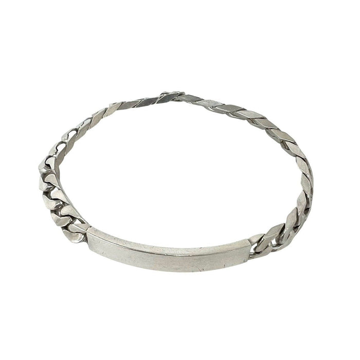 Tiffany & Co. ID Sterling Silver Bracelet – front view