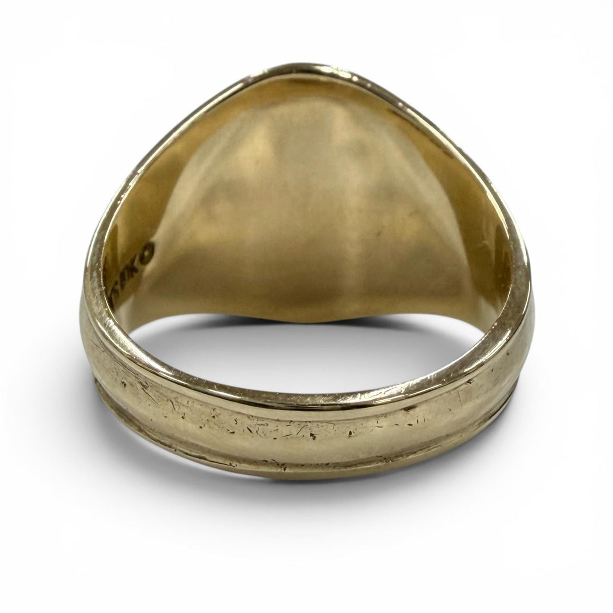 10K Yellow Gold Jostens Ring – inside band