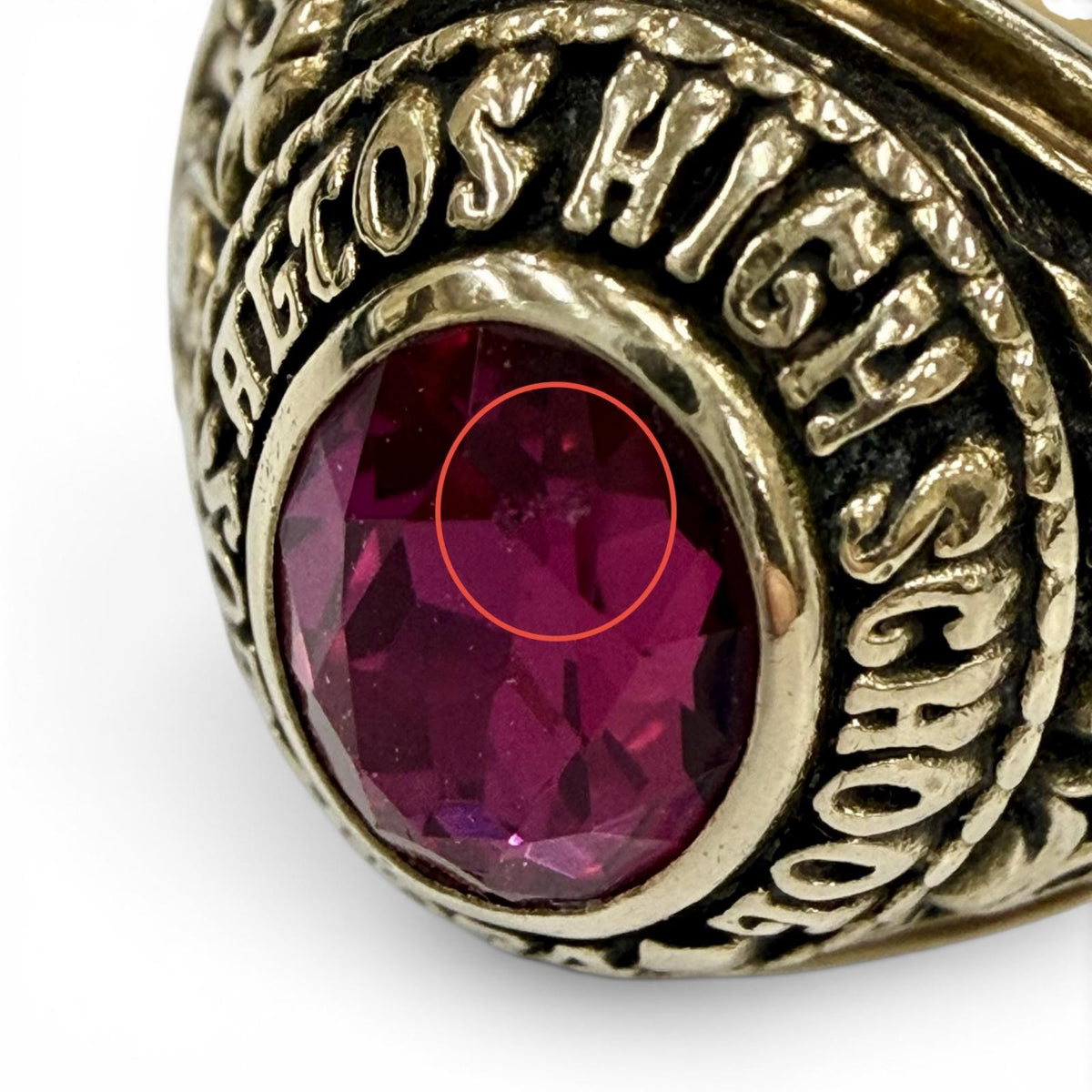 10K Yellow Gold Jostens Ring – image 9