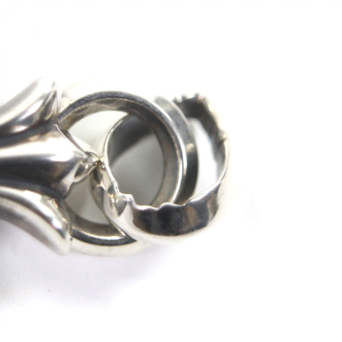 Chrome Hearts Ch Cross Sterling Silver Pendant – close-up