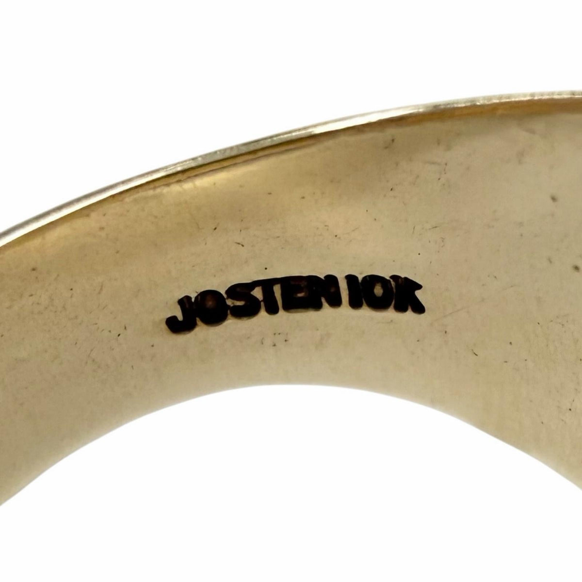 Jostens 10K Yellow Gold Topaz Ring – alternate view