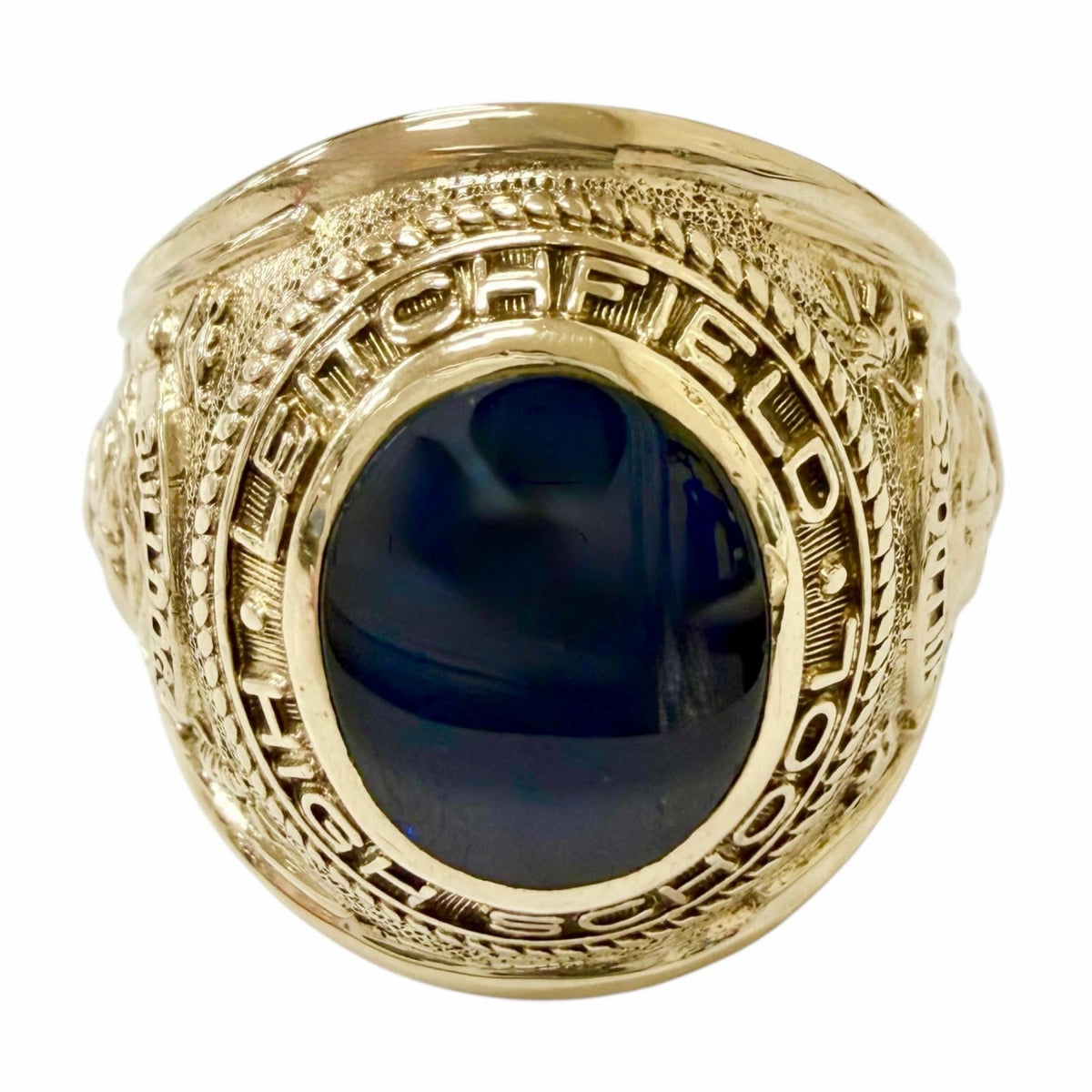 Jostens 10K Yellow Gold Topaz Ring – packaging