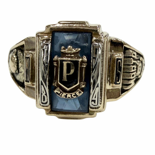 10K Yellow Gold Jostens Ring 5.06g – side view