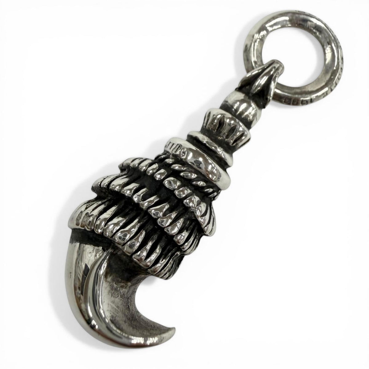 Chrome Hearts Crow Sterling Silver Pendant – pendant detail