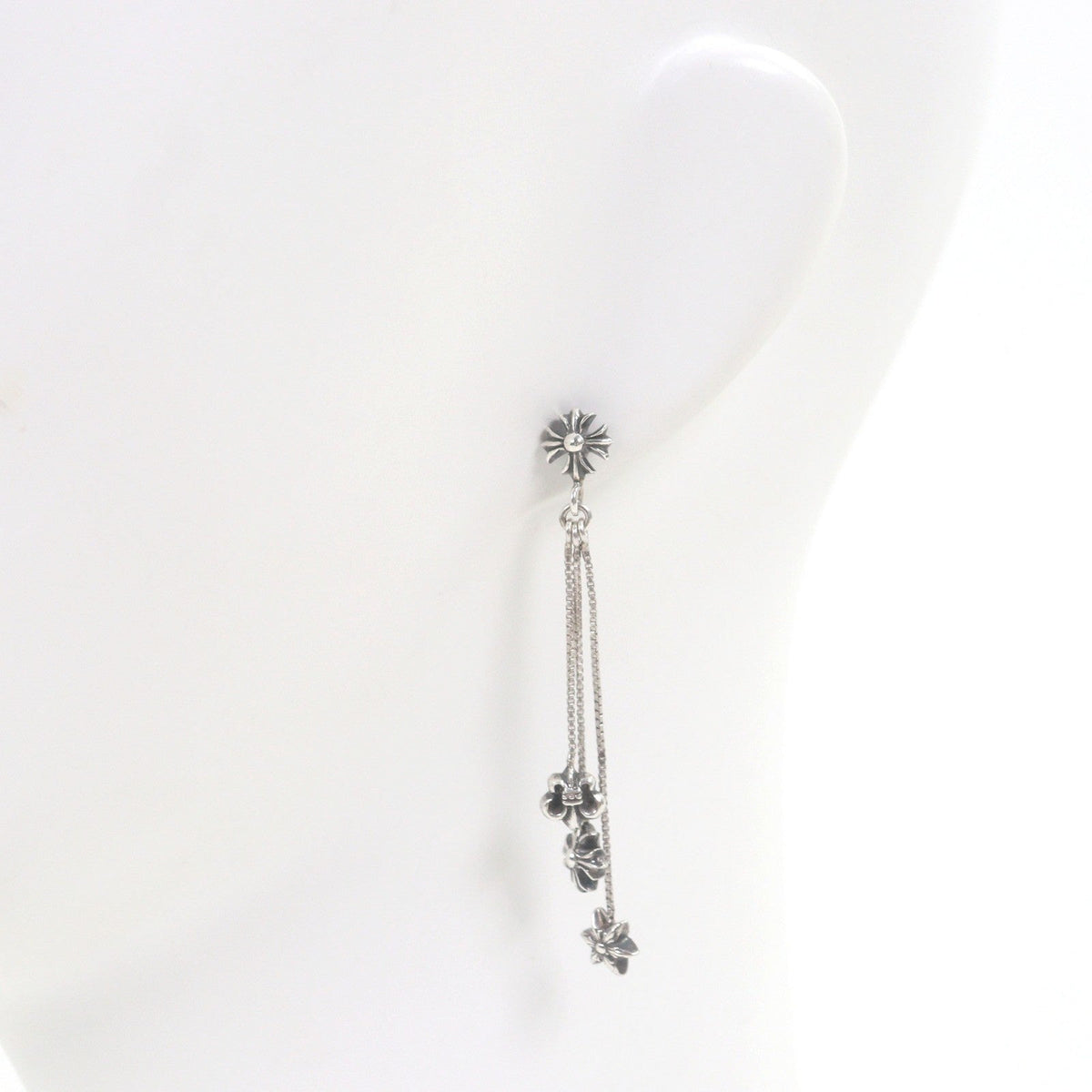 Chrome Hearts Jojoearring Sterling Silver Single Earring – detail view