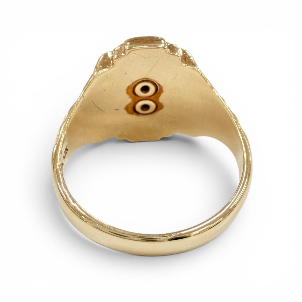 10K Yellow Gold Josten Ring – inside band