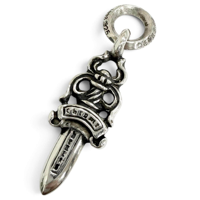 Chrome Hearts Dagger Sterling Silver Pendant – front view