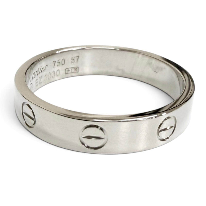 Cartier Love 18K White Gold Ring – front view