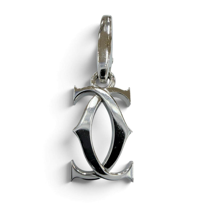Cartier 18K White Gold Pendant – front view