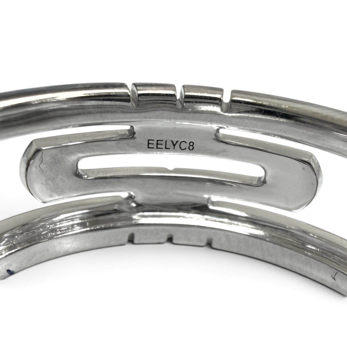 Bulgari Parentesi 18K White Gold Ring – inside band