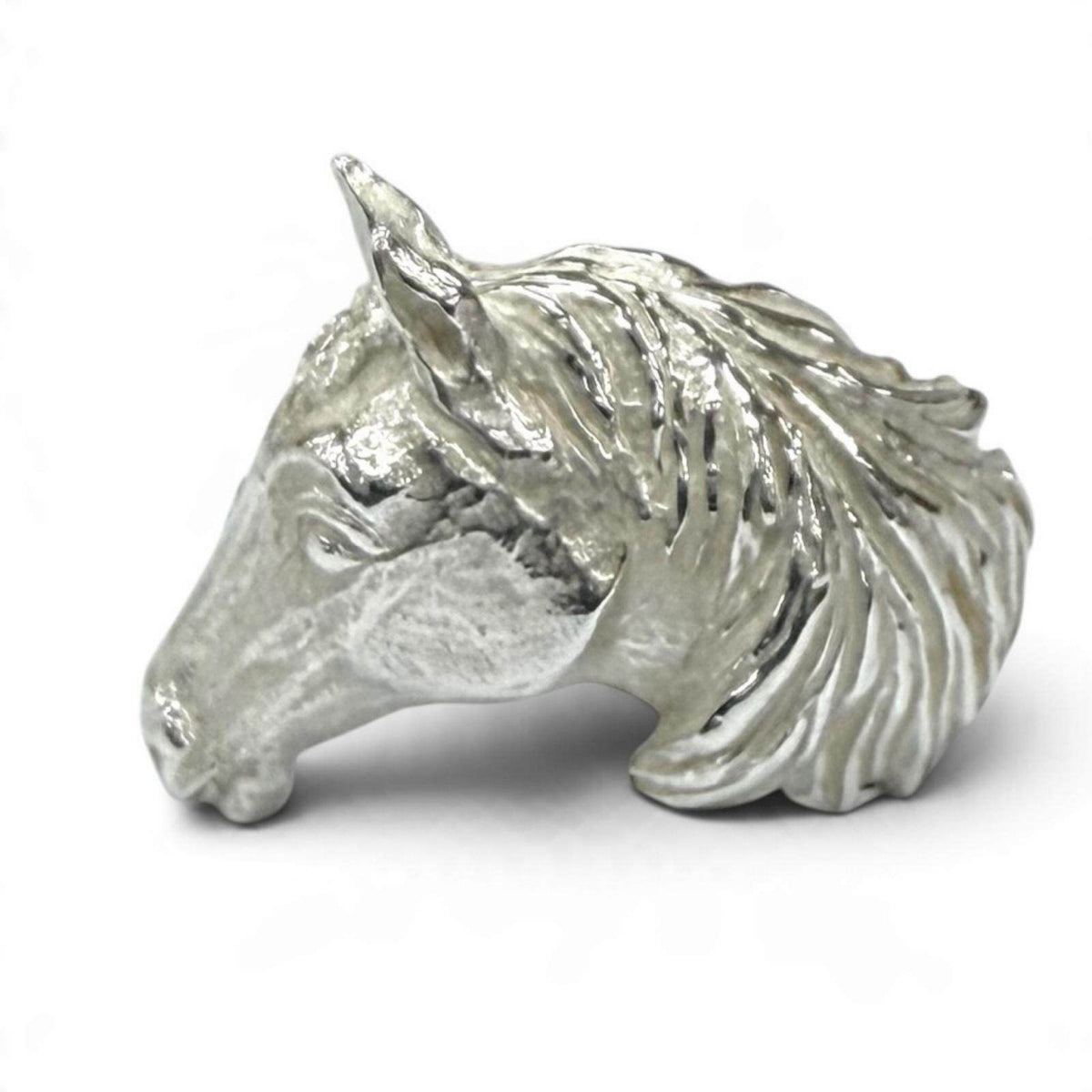 Hermès Cheval Horse Sterling Silver Ring – front view