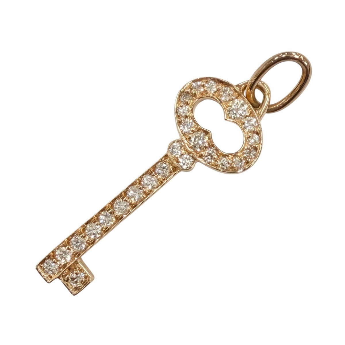 Tiffany & Co. Key 18K Rose Gold Pendant – clasp detail