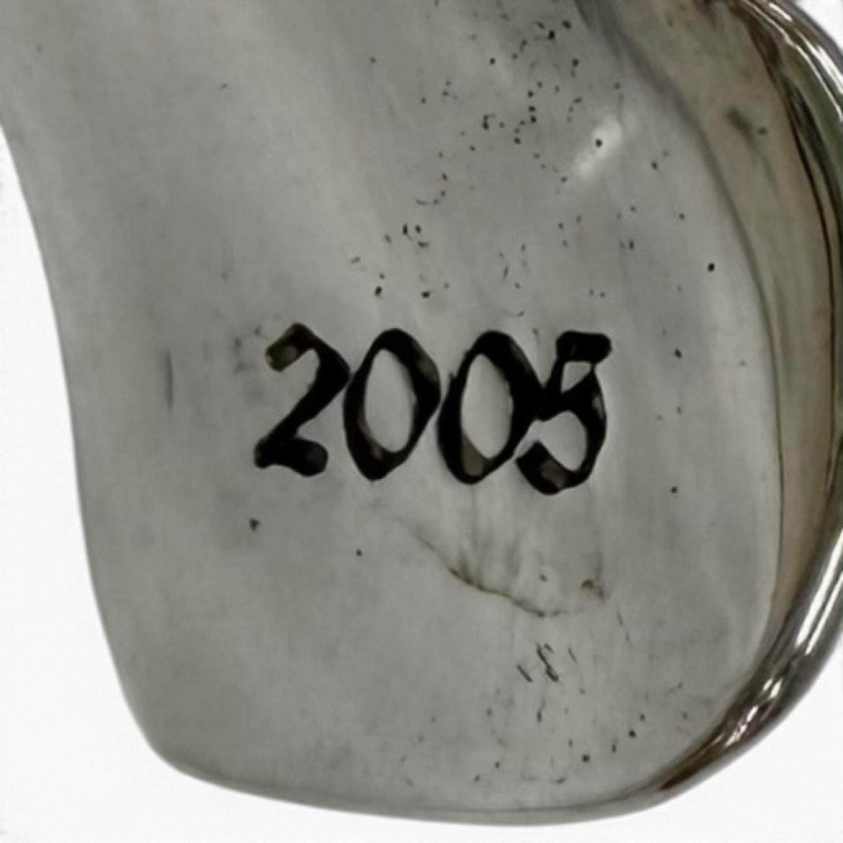 Chrome Hearts Sm Scroll Label Sterling Silver Ring – image 8