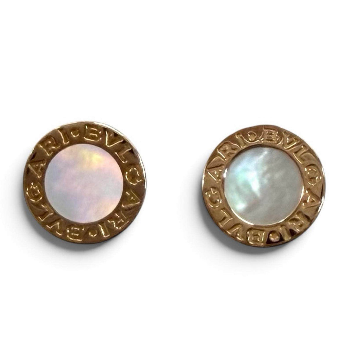 Bulgari BVLGARI BVLGARI 18K Rose Gold Earrings – front view