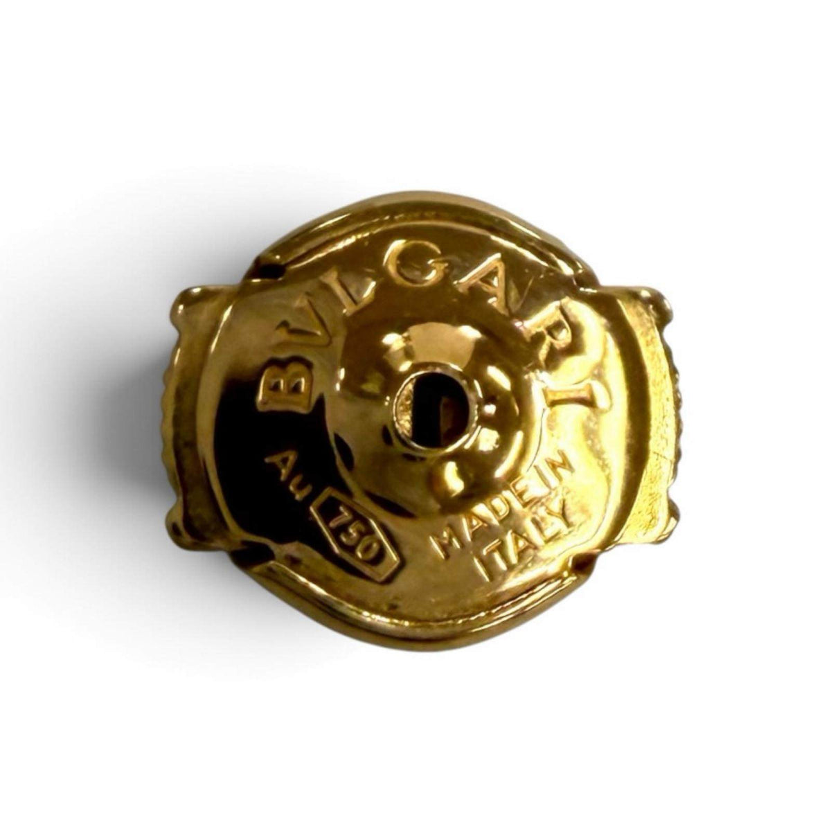 Bulgari BVLGARI BVLGARI 18K Rose Gold Earrings – close-up
