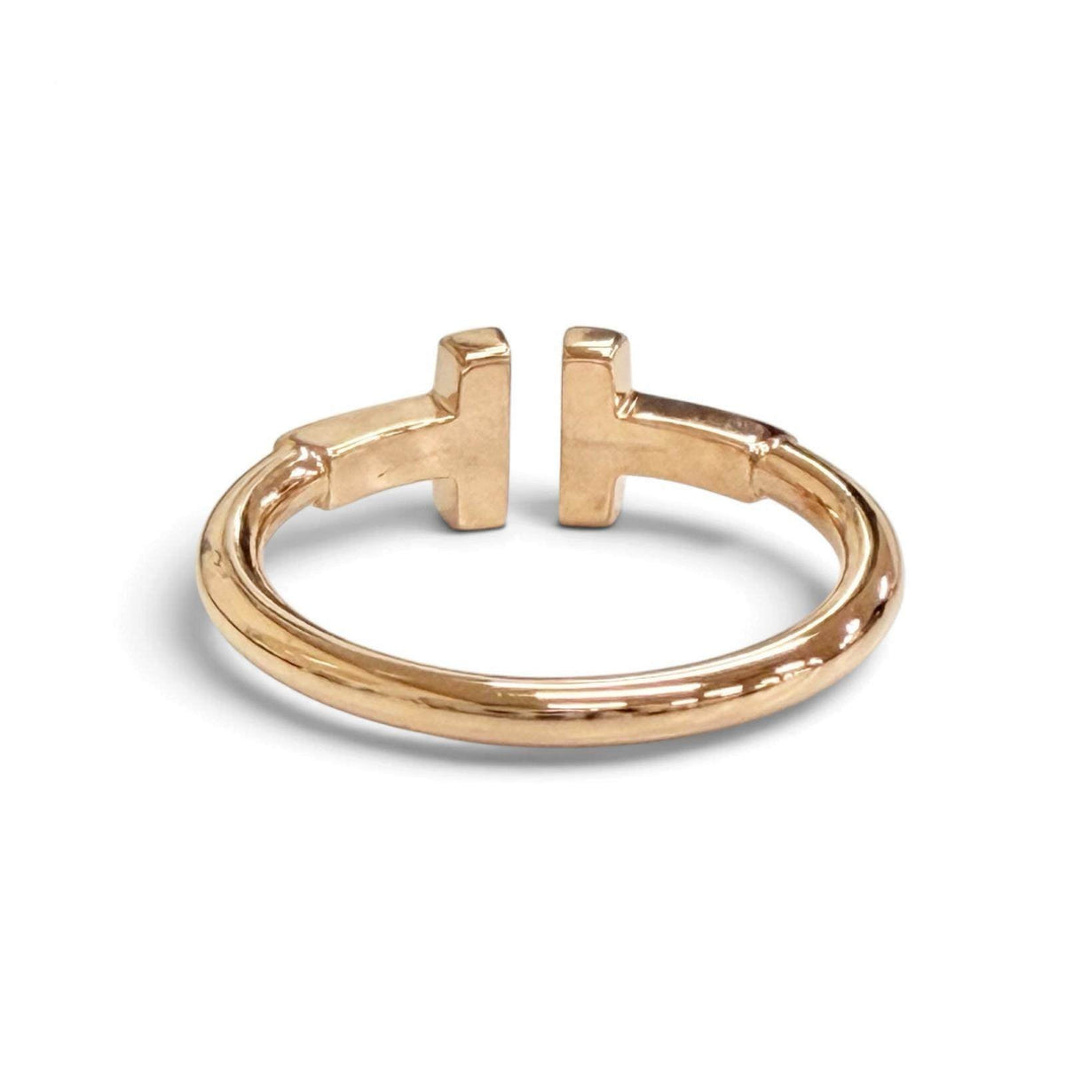 Tiffany & Co. T Wire 18K Rose Gold Ring – packaging