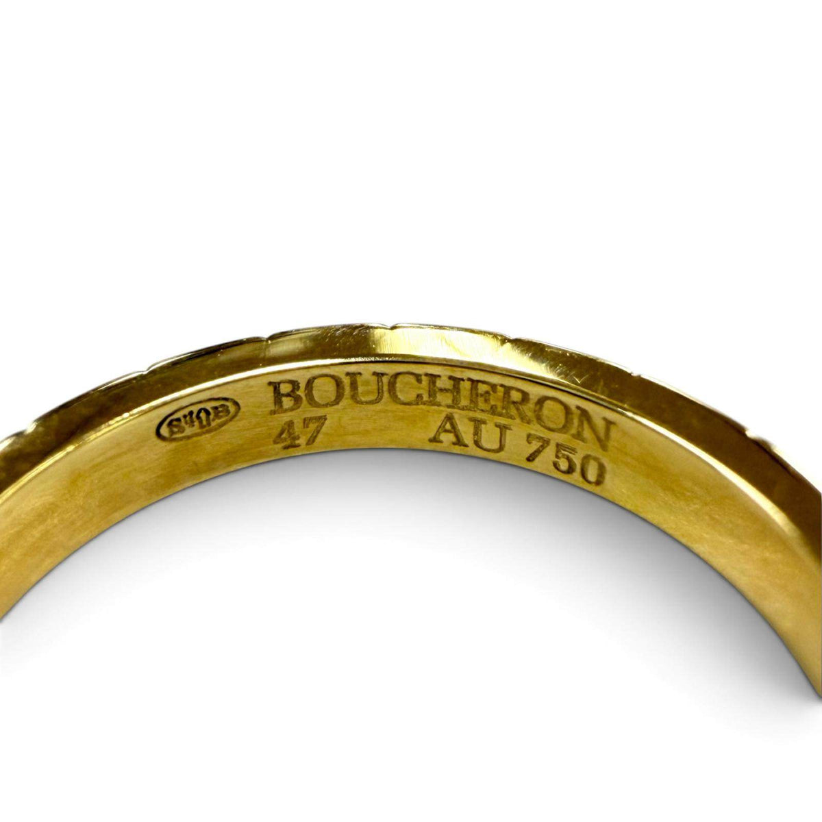 Boucheron Quatre Clous de Paris 18K Yellow Gold Ring – packaging