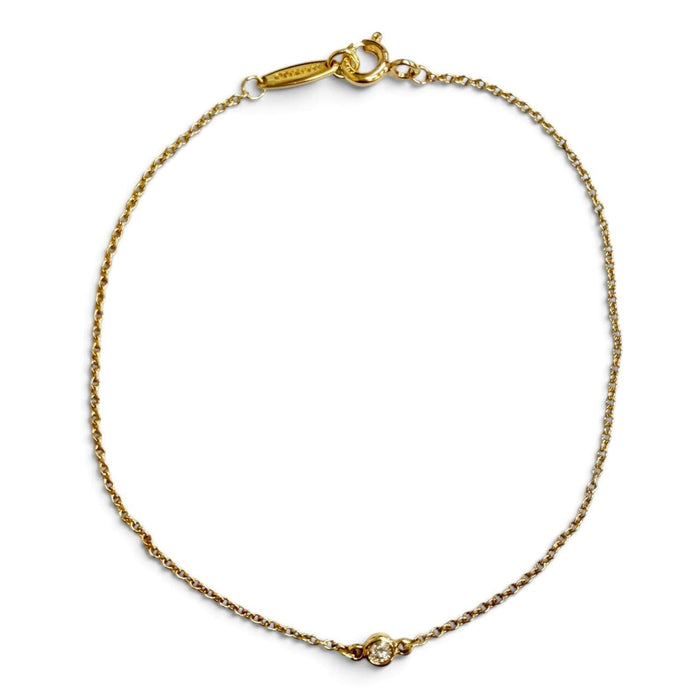 Tiffany & Co. Co By the Yard 18K Yellow Gold Diamond Bracelet – front view