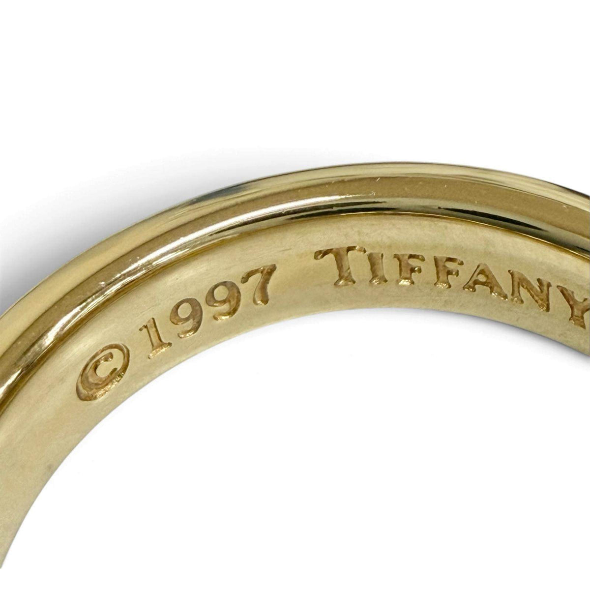 Tiffany & Co. Stacking 18K Yellow Gold Ruby Ring – alternate view