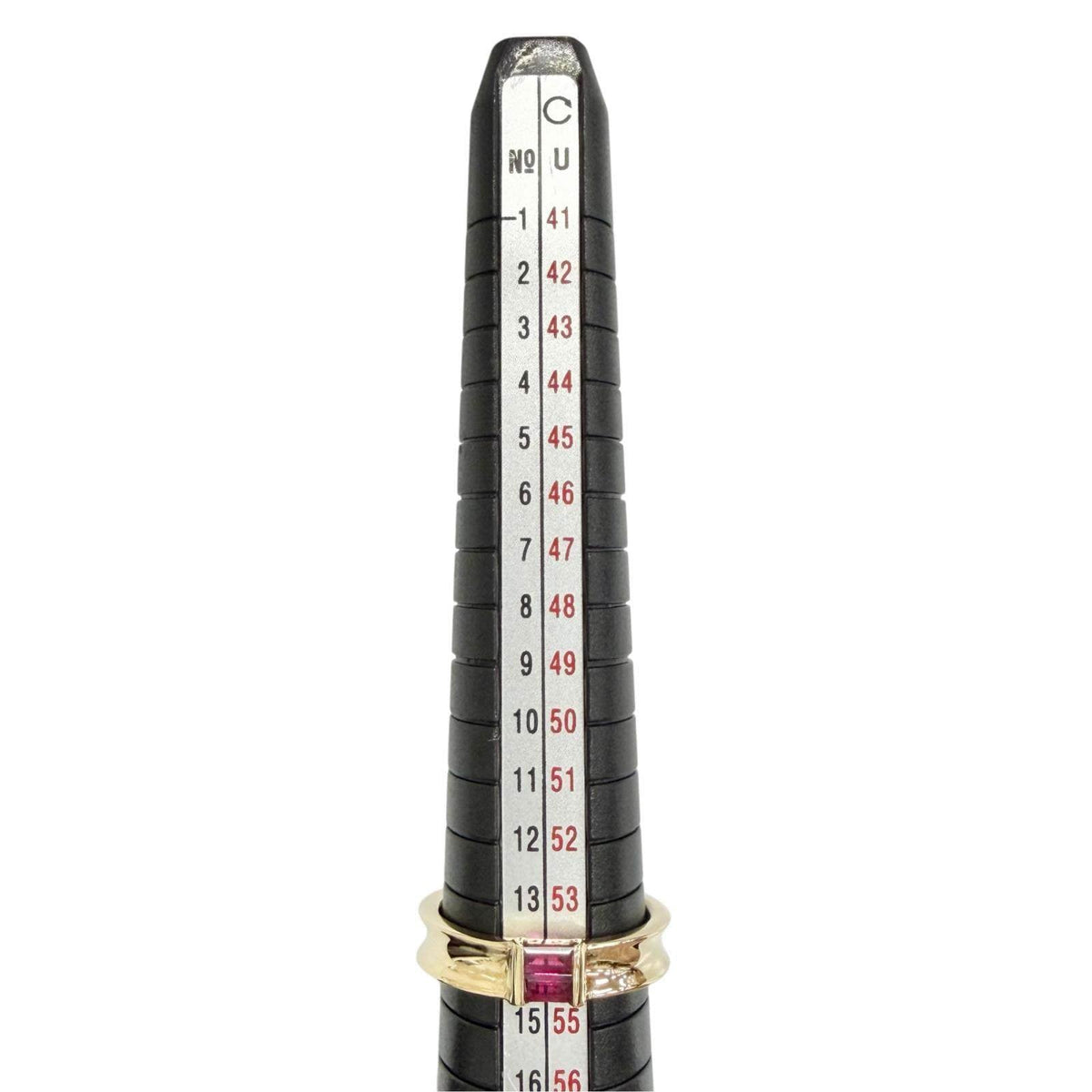 Tiffany & Co. Stacking 18K Yellow Gold Ruby Ring – image 9