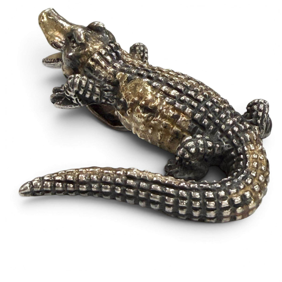 Gaboratory Alligator Sterling Silver Pendant – alternate view