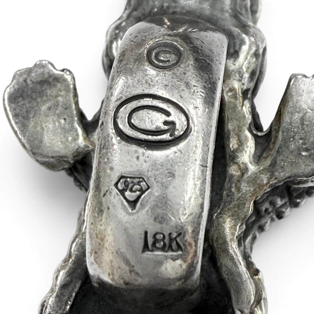 Gaboratory Alligator Sterling Silver Pendant – image 8