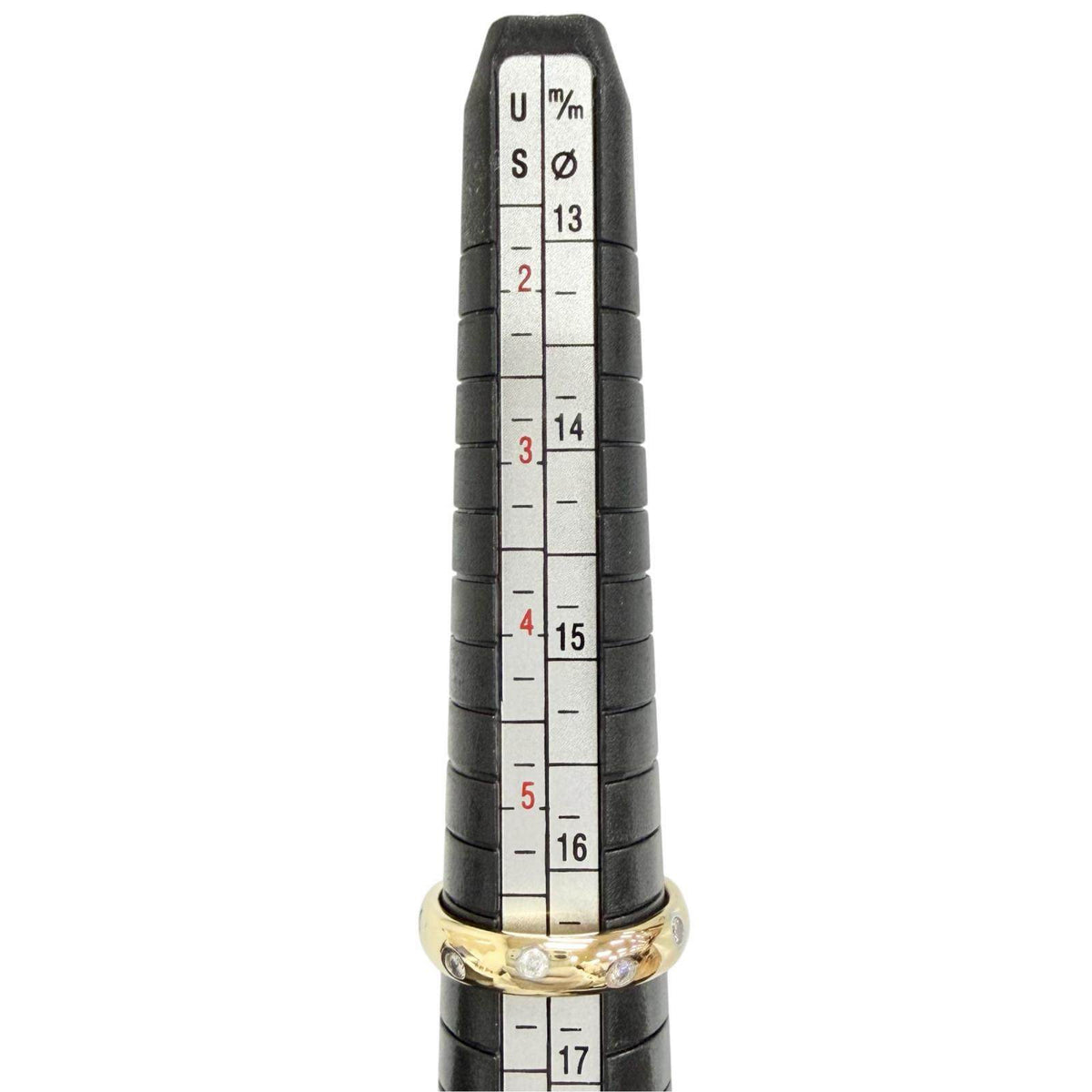Tiffany & Co. Dot 18K Yellow Gold Diamond Ring – image 9