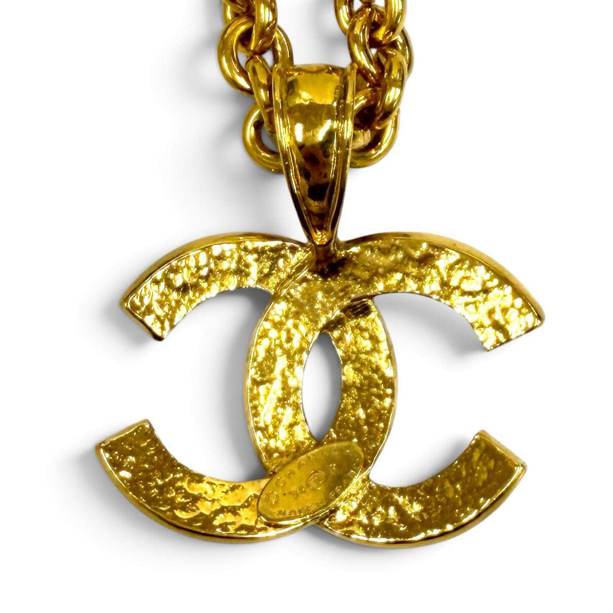 Chanel Coco Mark Gold-Plated Necklace – clasp detail