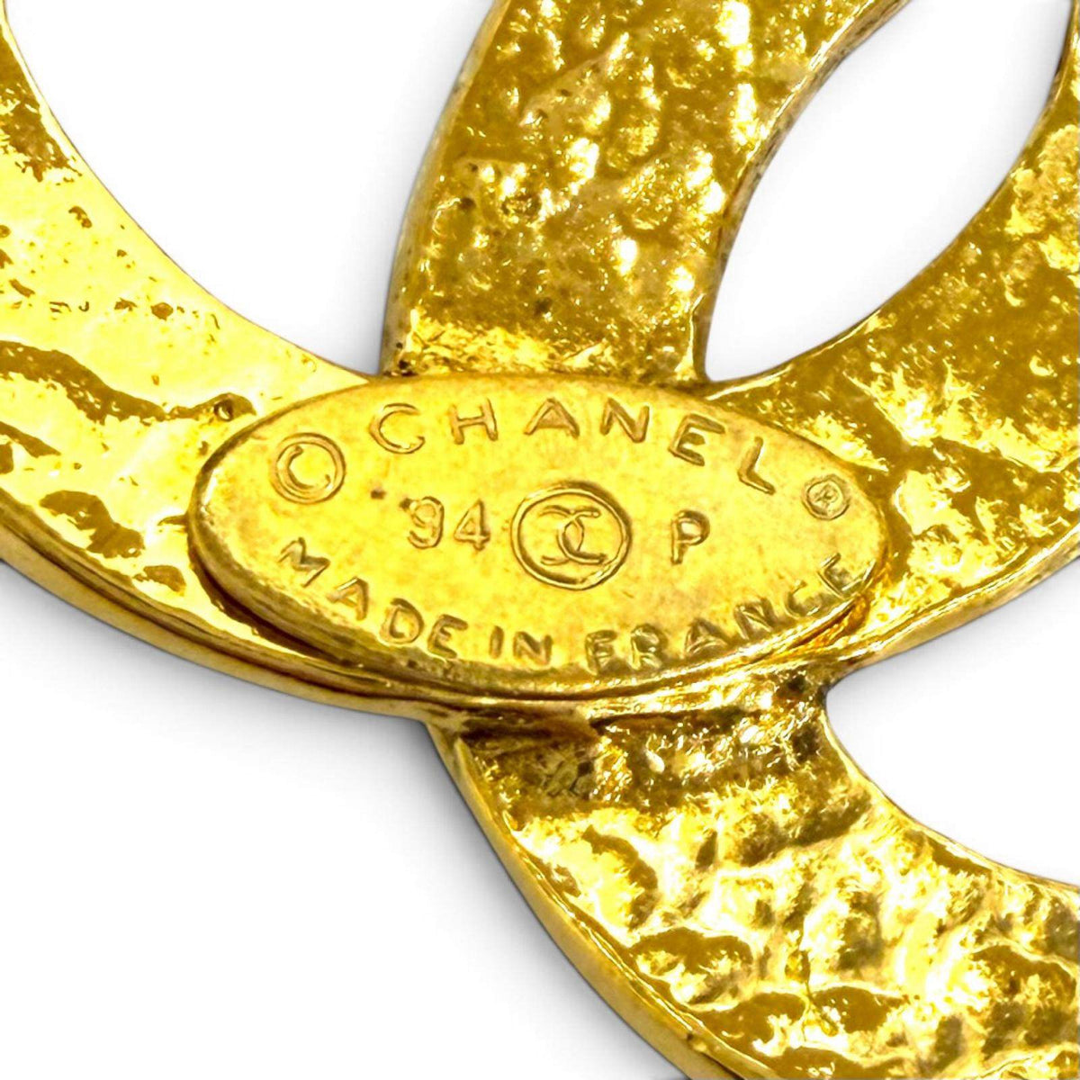 Chanel Coco Mark Gold-Plated Necklace – close-up