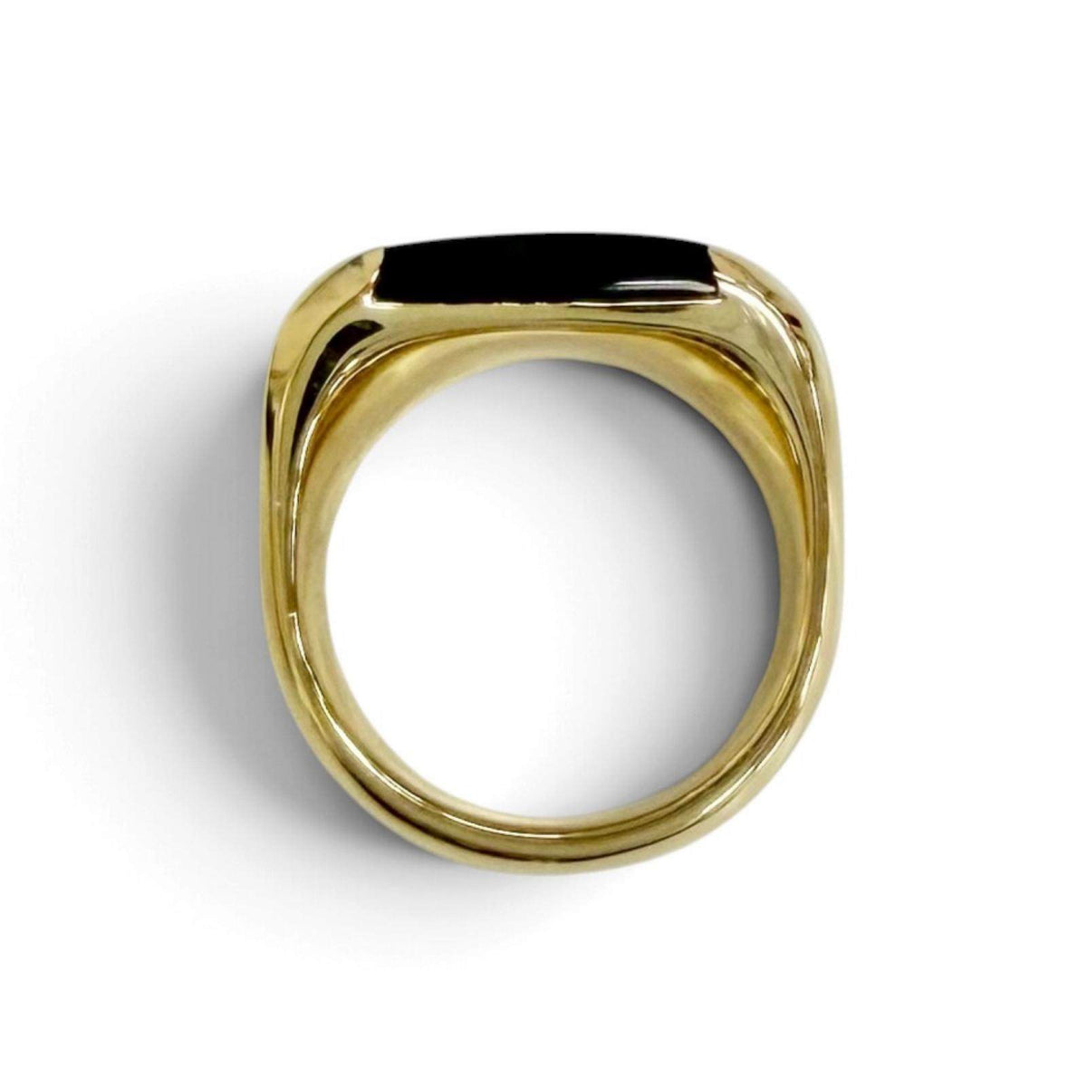 Tiffany & Co. Makers 18K Yellow Gold Onyx Signet Ring – packaging