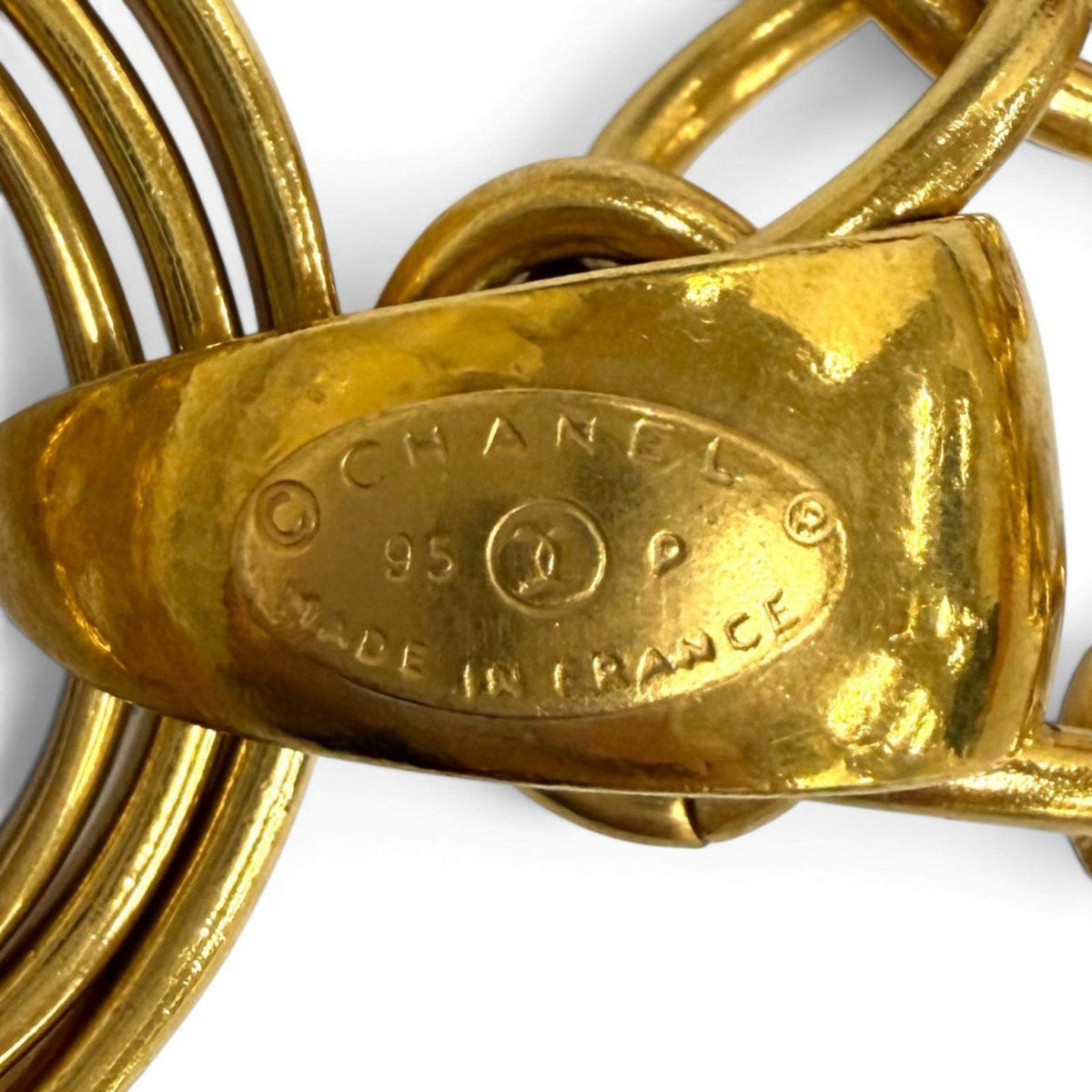Chanel Coco Mark Gold-Plated Necklace – close-up