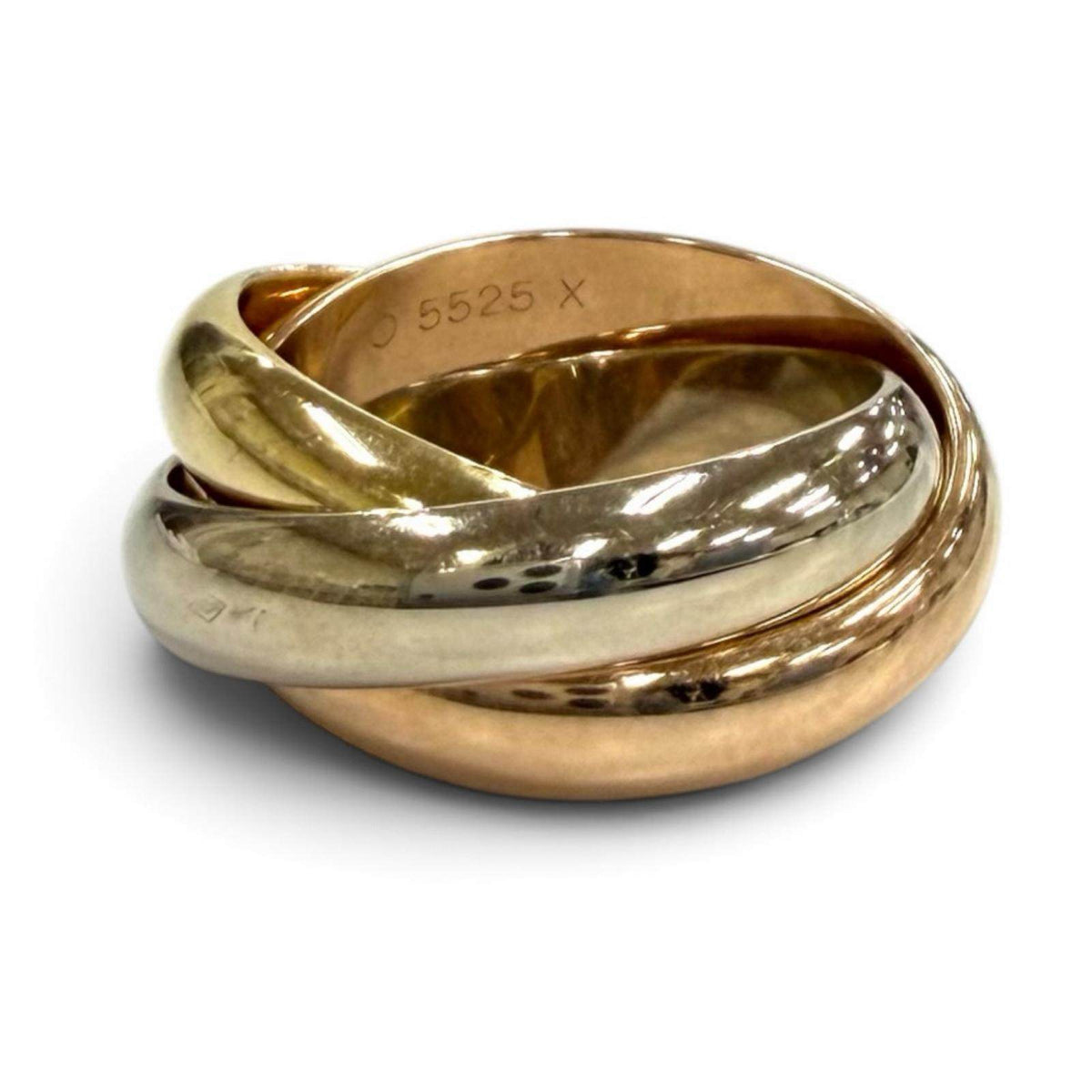 Cartier Trinity 18K Rose Gold Ring – front view