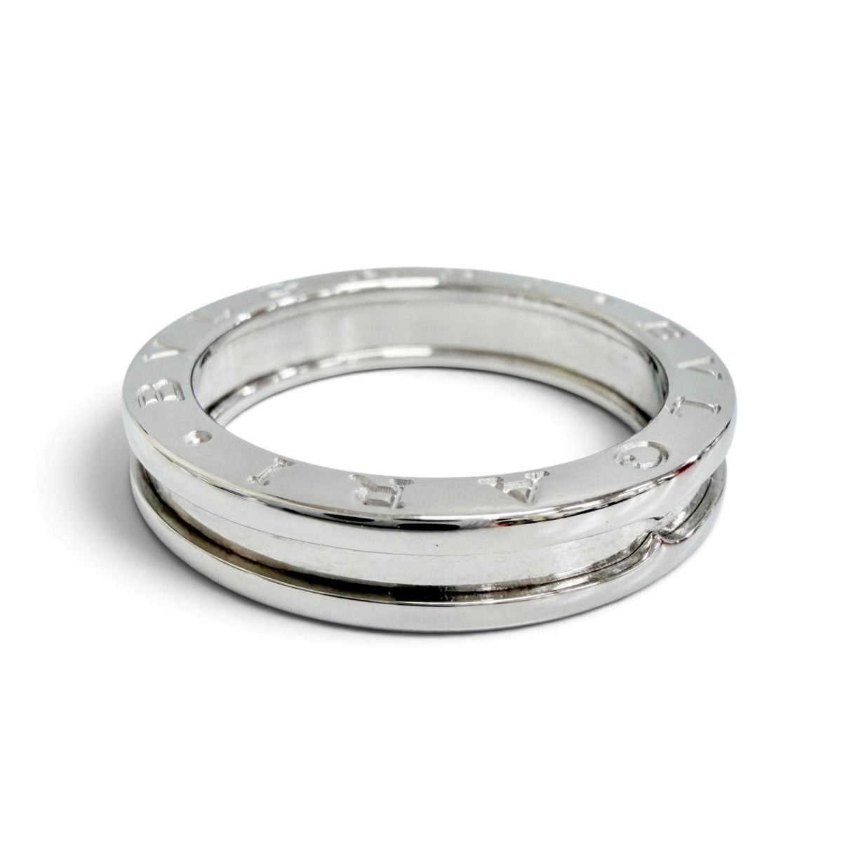 Bulgari B.zero1 18K White Gold Ring – side view