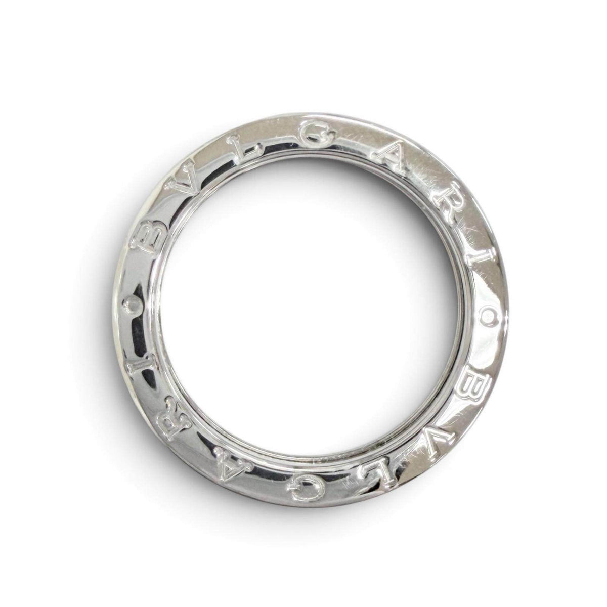 Bulgari B.zero1 18K White Gold Ring – top view